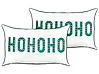 Set of 2 Decorative Cushions JOYCANDY 30 x 50 cm Cotton White Christmas Motif