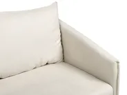 Sofa 2 Seater MAURA Fabric Light Beige_892227