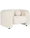 Armchair LEIREN Velvet Off-White