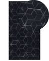 Faux Fur Rug THATTA Black 80 x 150 cm
