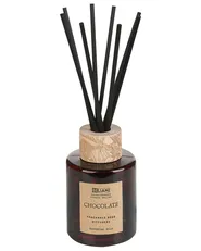 Scented Candle with Fragrance Reed Diffuser DARK ELEGANCE 9 cm Brown_874657