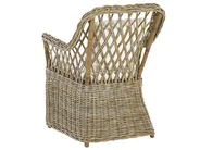 Garden Dining Set 6 Seater MAROS/OLBIA with Cushions Concrete Light Brown_824073