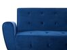 Divano letto in velluto blu scuro SELNES_729263