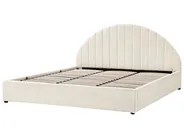 Ottoman Bed CHADENET Boucle Off-White 180 x 200 cm (EU Super King)_942194