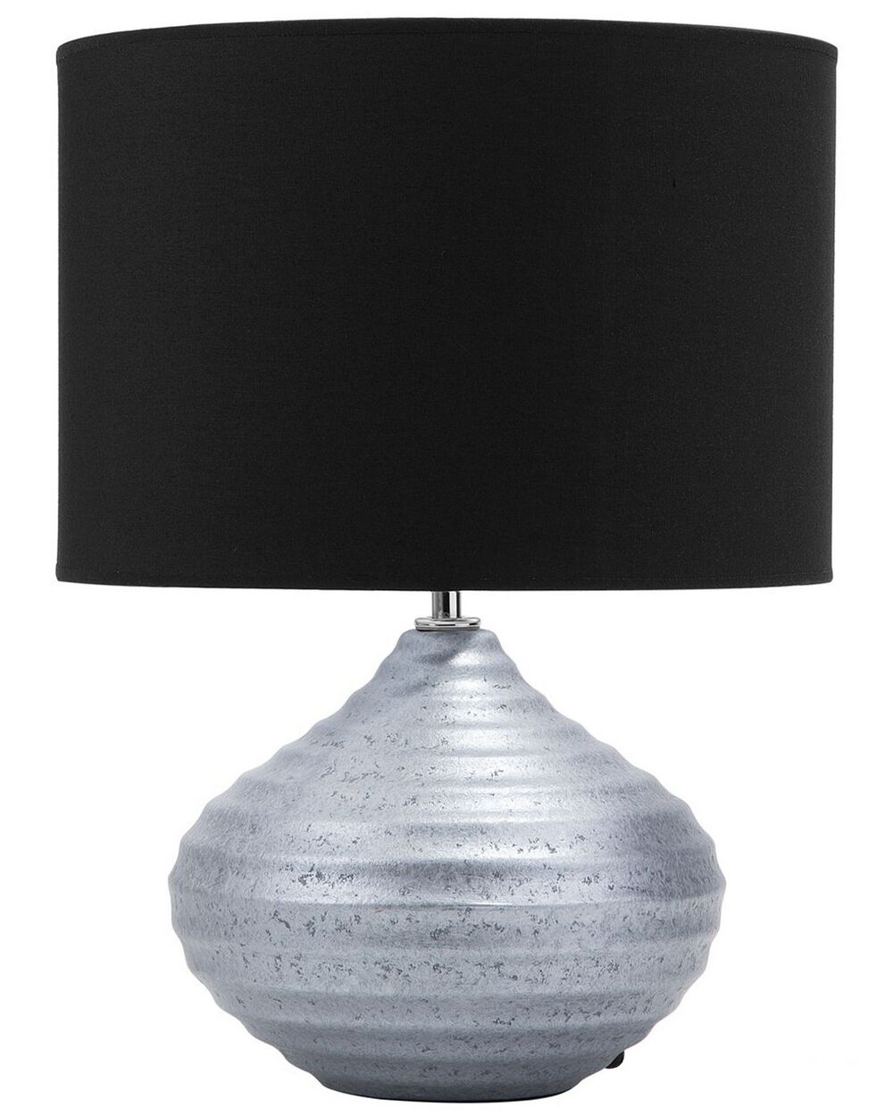 Table Lamp KUBAN Ceramic Silver