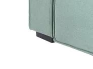 Corner Sofa Bed 3 Seater EDANE with Storage Fabric Light Green Left Hand_1057295