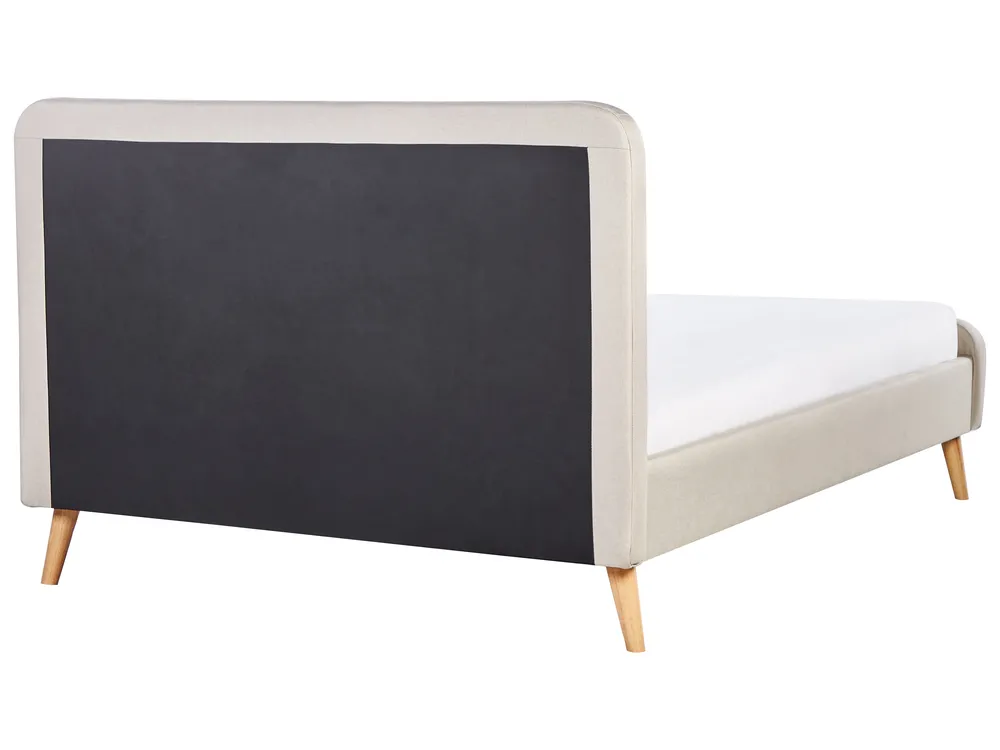 Bed Fabric RENNES 140 x 200 cm (EU Double) Light Beige_684068