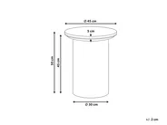 Side Table DORA Ceramic Brown_1025270