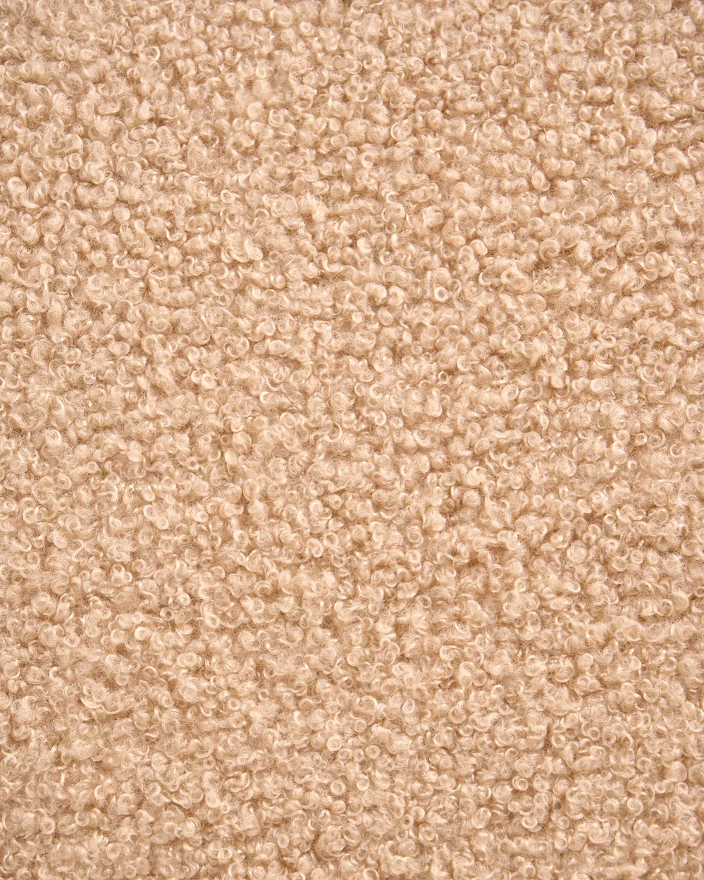 Set of 2 Dining Chairs MILLS Boucle Light Brown/ Beige_1065943