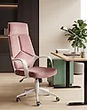 Office Chair DELIGHT Velvet Pastel Pink