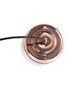 Metal Pendant Lamp Copper and Black MONTE_673755