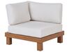 Conjunto de jardim modular 5 lugares em alumínio branco SANZA_932440