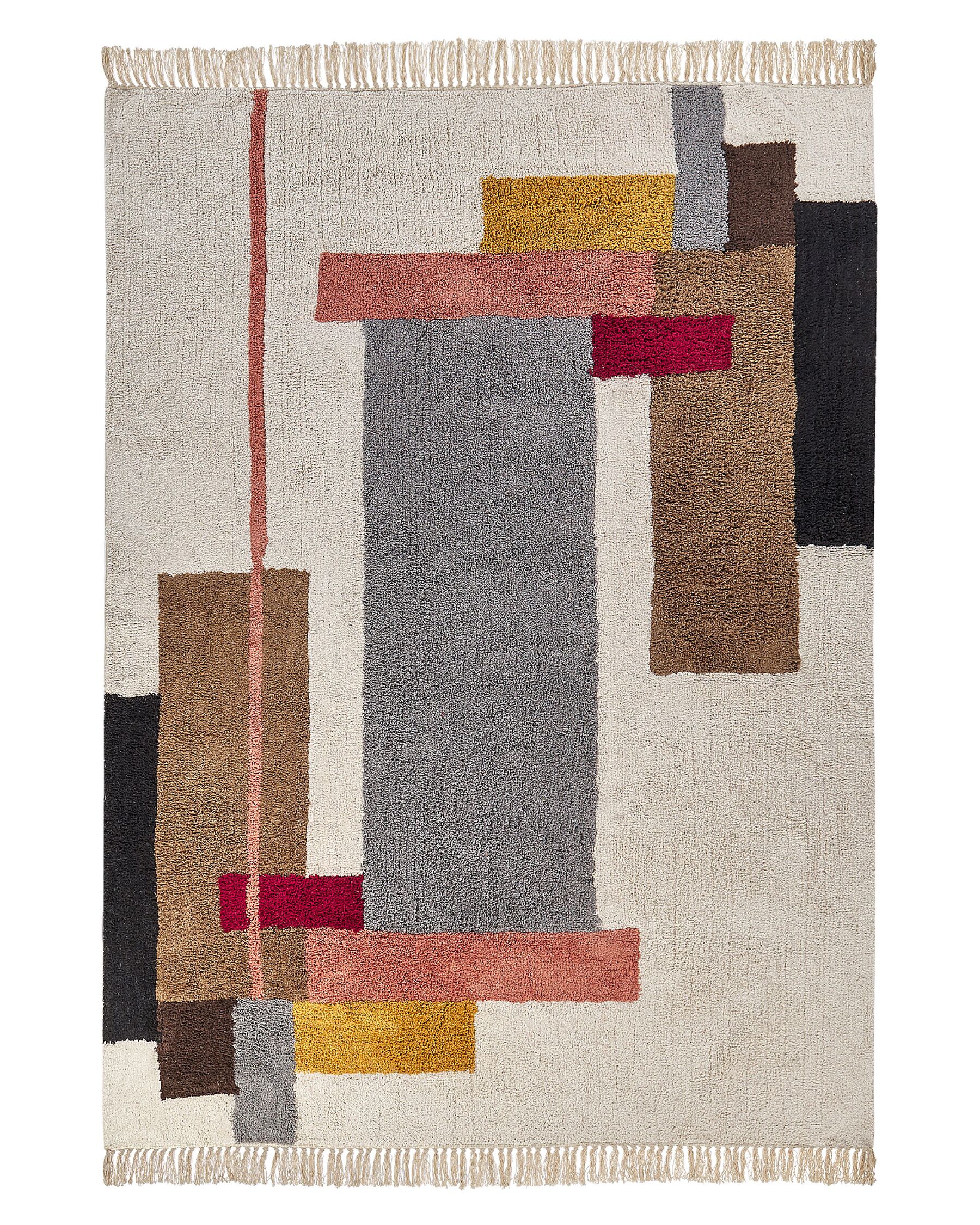Bavlnený koberec 140 x 200 cm viacfarebný NIKSAR_844004