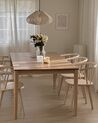 Dining Table 200 x 100 cm Light Wood ERMELO_924560