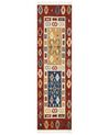 Vlněný kelimový koberec 80 x 300 cm vícebarevný VOSKEHAT_858473