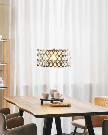 Crystal Drum Pendant Lamp TENNA