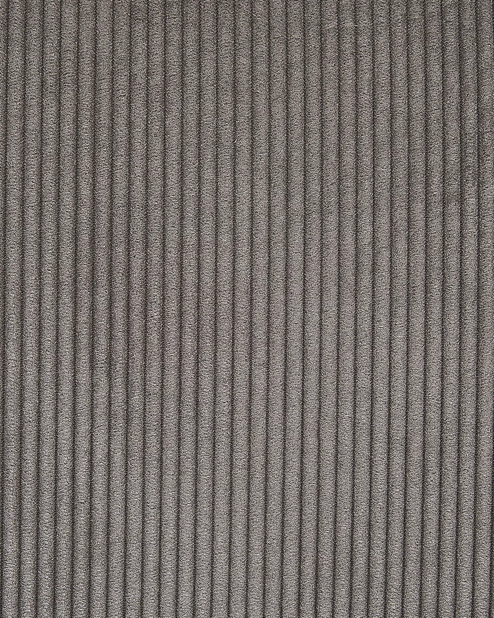Set of 2 Dining Chairs LOVERNA Corduroy Grey_780016