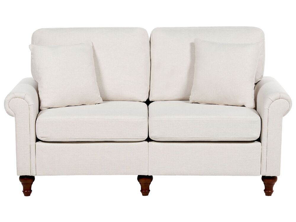 Sofa 2 Seater GINNERUP Fabric Light Beige