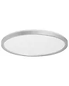 LED Ceiling Lamp VELORA with Remote with Dimmer Silver