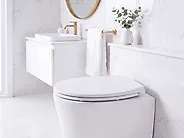 Sedile per WC PAPURI Soft Close Duroplastica Bianco_1175161