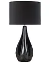 Table Lamp SANTEE Porcelain Black