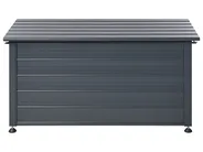 Skrzynia ogrodowa CAMPALTO 123 cm 60 cm Metal Ciemnoszary_937956