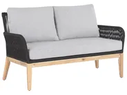 Set da giardino con tavolo 4 posti MERANO Legno d'acacia Grigio_772234