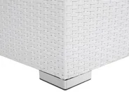 Garden Lounge Set with Table 8 Seater XXL Modular PE Rattan White Right Hand_705637