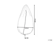 Rain Cover CHUVA 200 cm 120 cm 120 cm Grey_802883