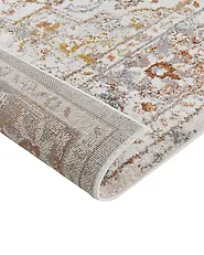 Tappeto VAYK Marrone Beige 80 x 150 cm_853610