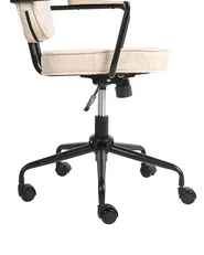 Sedia da scrivania PAWNEE Tessuto Beige chiaro_1057390