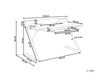 Bureau blanc / effet bois clair 120 x 60 cm FOCUS_801923