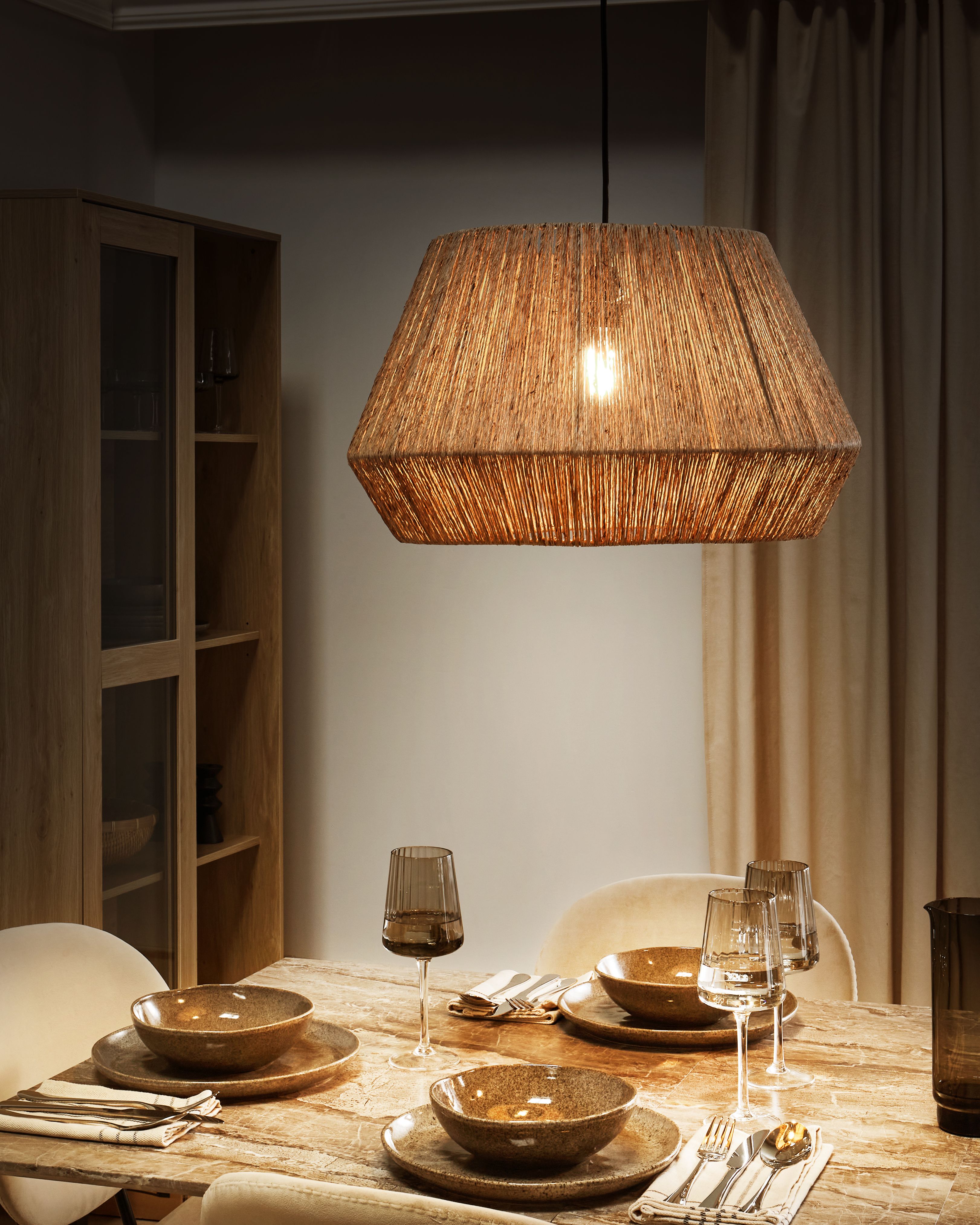 Luz Jute Pendant Lamp main image 0