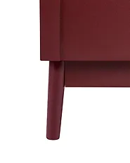 2 Drawer Bedside Table BOULIA Burgundy_1169425