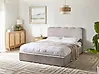 Ottoman Bed NANTERRE Chenille Taupe 160 x 200 cm (EU King Size)