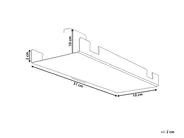 Cable Tray for Manual Adjustable Desk TRACIE Black_902208