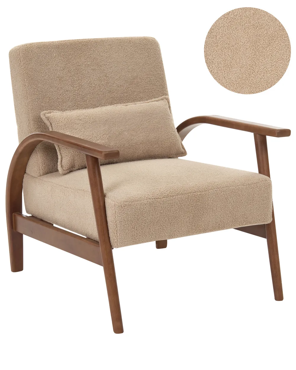 Armchair SKARA Boucle Beige