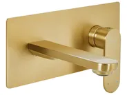rubinetto miscelatore da parete per lavabo CHUNGARA Ottone Oro_995758