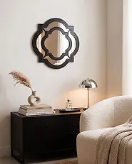 Miroir COBETA 51 cm 51 cm Noir_1179822