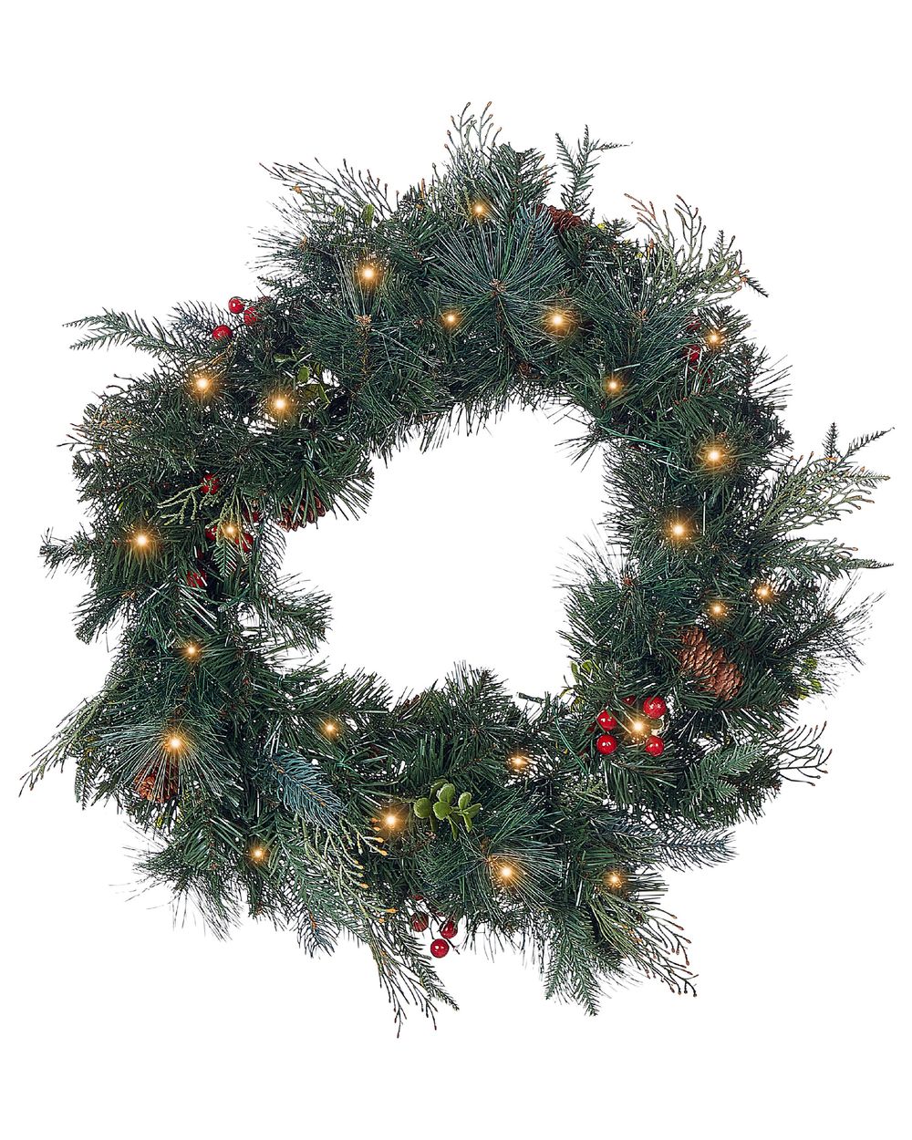 Ghirlanda di Natale LED ELBRUS 60 cm Verde