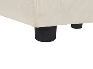 Corner Sofa 4 Seater KOHLO Fabric Light Beige Left Hand_945066