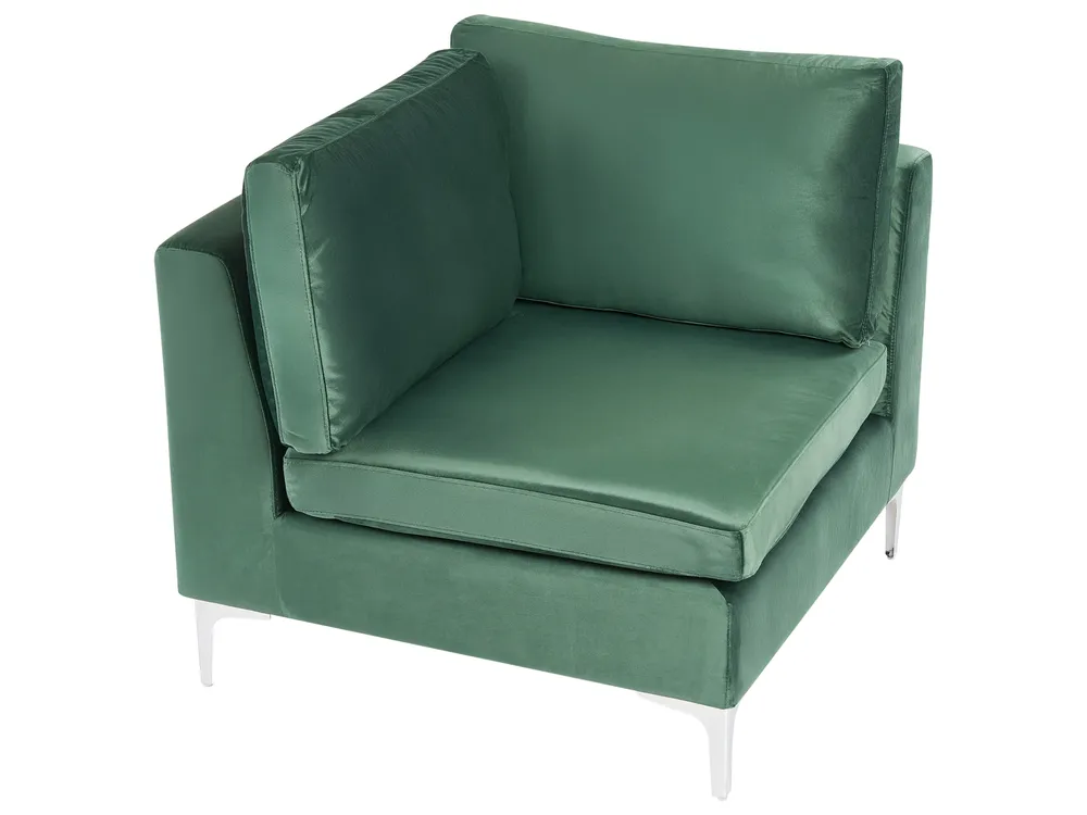 Modular Sofa 2 Seater EVJA Velvet Green_1068410