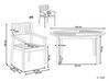 Zestaw ogrodowy drewniany stół i 6 krzeseł AGELLO/TOLVE_924287