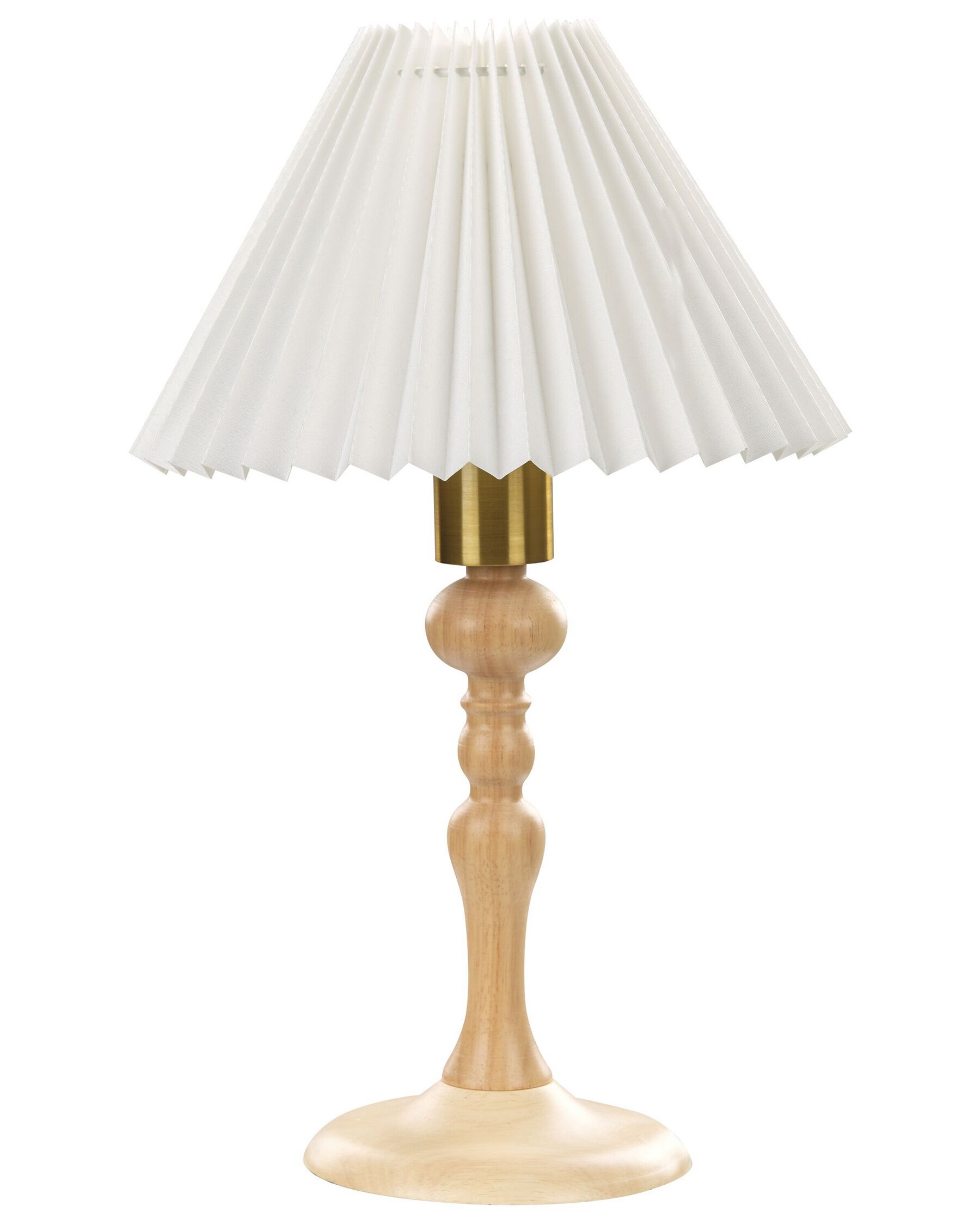 Lampada da tavolo legno chiaro 39 cm COOKS_872640