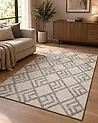 Rug NEVSEHIR Beige 160 x 230 cm Cotton