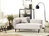 Left-Hand Chaise Longue CHEVANNES Boucle Light Beige