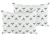 Set of 2 Outdoor Cushions CUNEO Geometric Pattern 40 x 60 cm Green