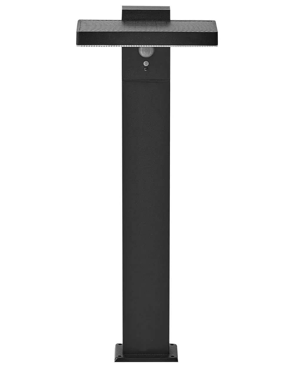 Solar Outdoor LED Bollard Lamp POPLAR with Motion Sensor Black_943851