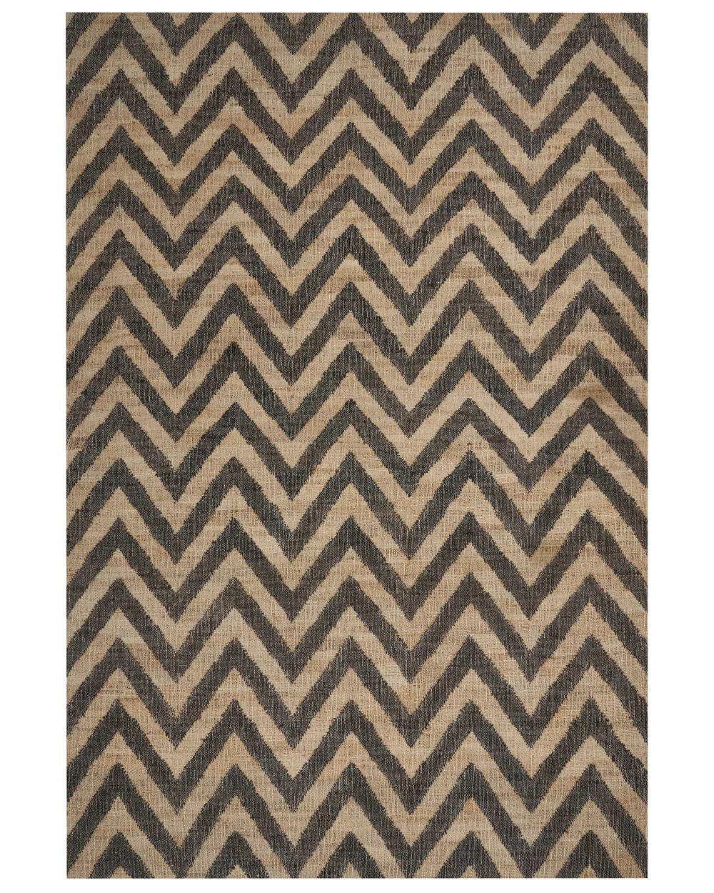 Dywan z juty beżowo-czarny DEDEPINARI Różne rozmiary