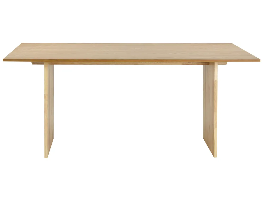 Dining Table MOORA Natural Ash Wood 180 cm 90 cm_897200